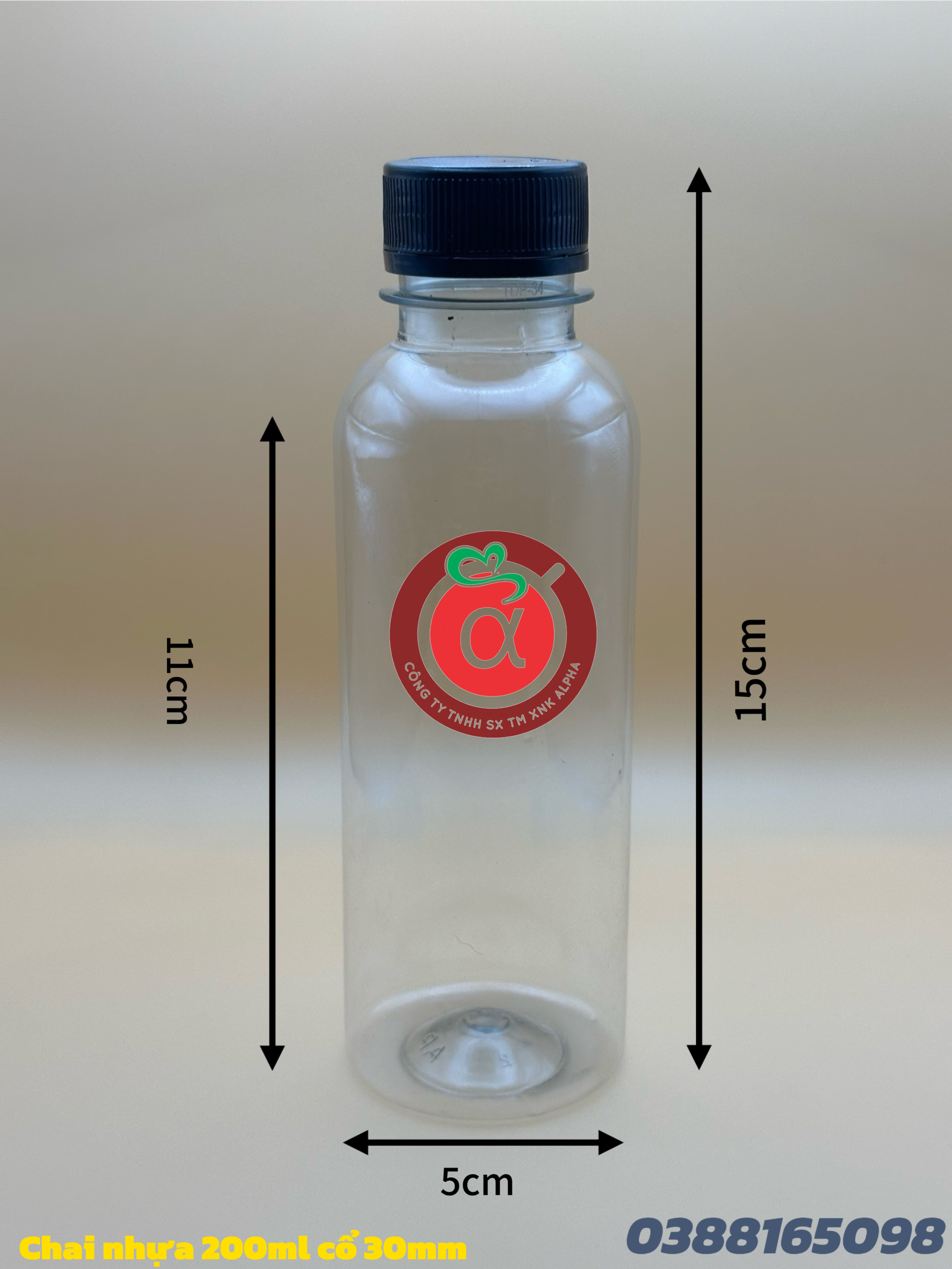 Chai nhựa PET 200ml