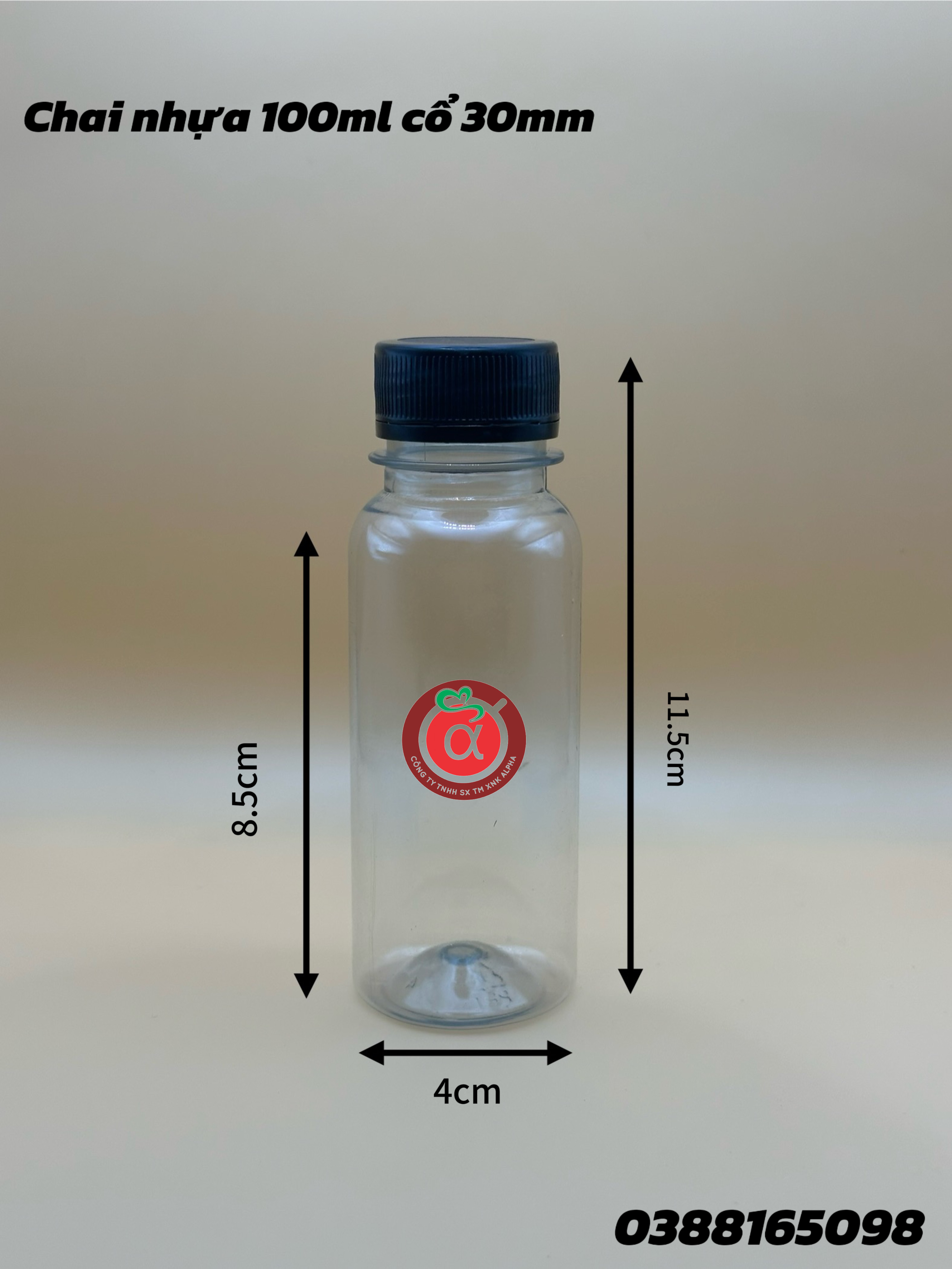 Chai nhựa pet 100ml