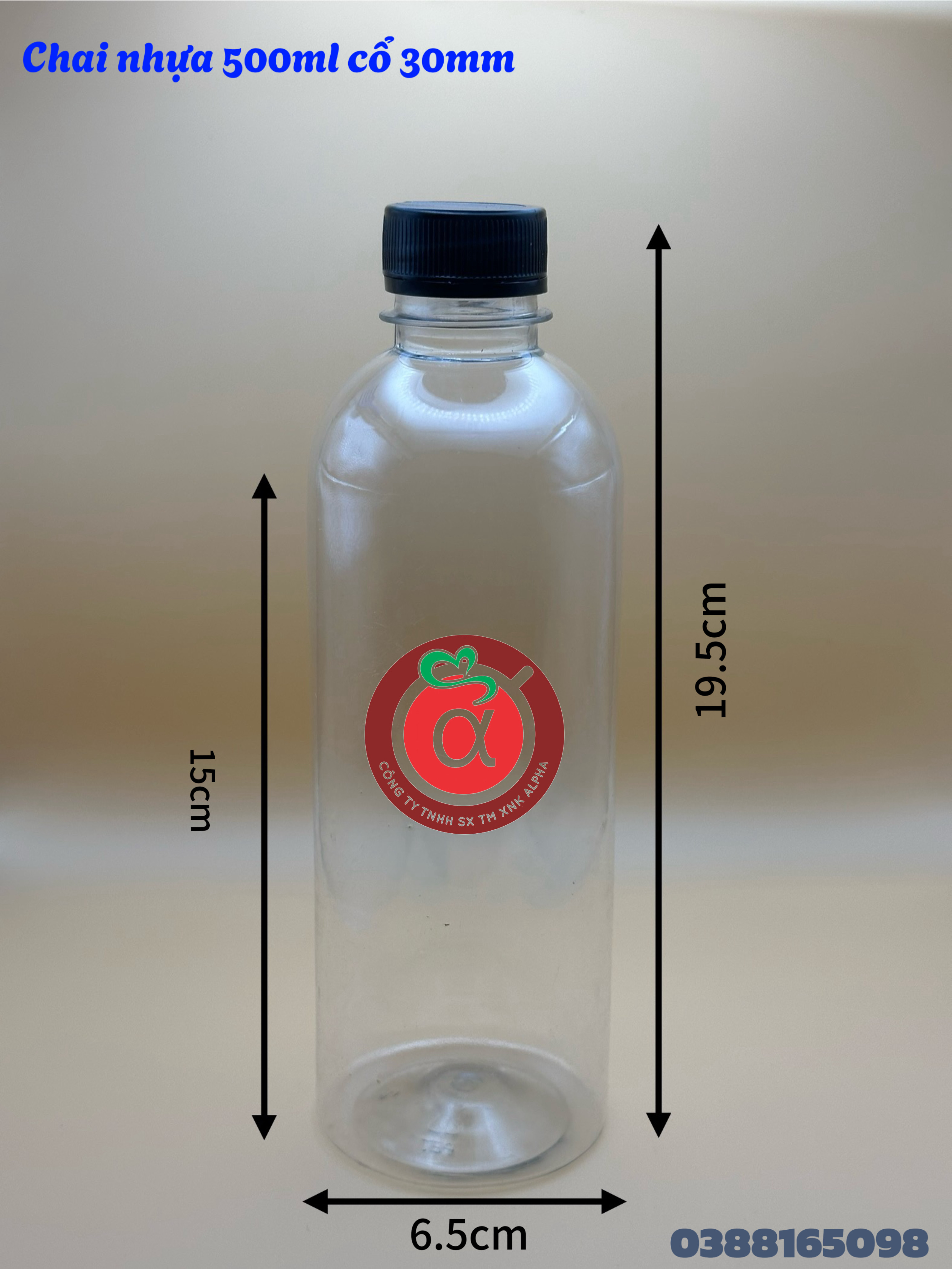 Chai nhựa pet 500ml dày