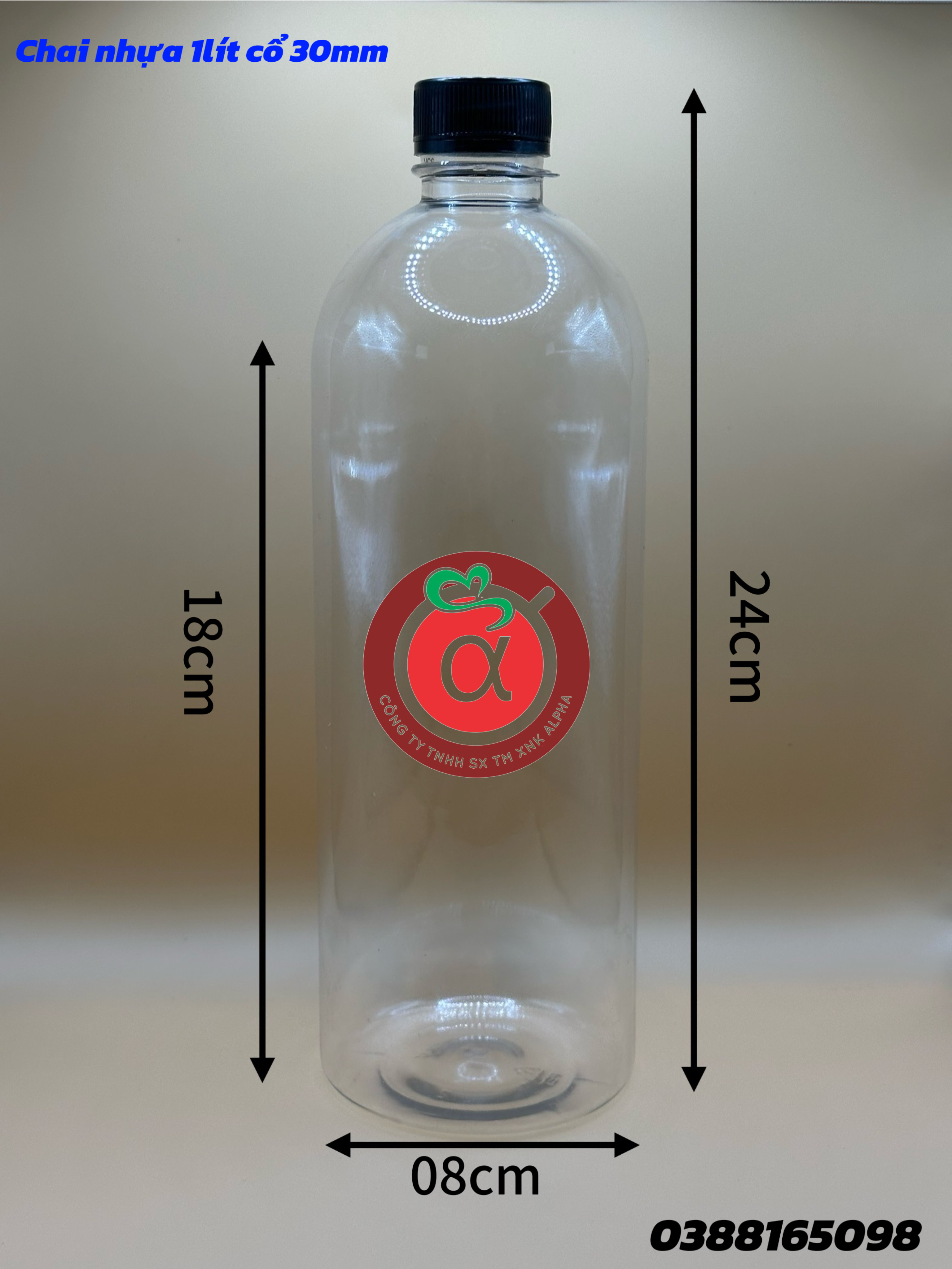 Chai nhựa pet 1.000ml dày